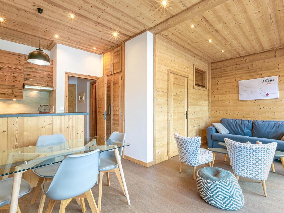 Grand Studio Cabine, Balcon, Parking, Centre La Clusaz - Fr-1-437-85 외부 사진